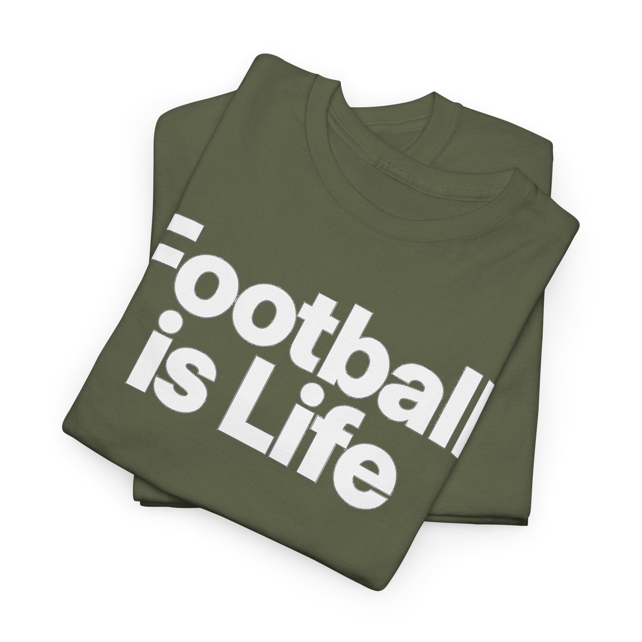 Football Is Life T-Shirt — Bold Graphic Tee for Fans & Players