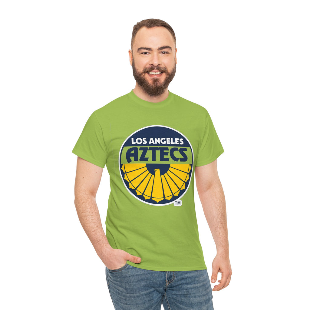 Los Angeles Aztecs Vintage Logo Cotton T-Shirt