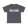 Manchester City Skyline Tee — Minimal Blue Urban Landscape T‑Shirt