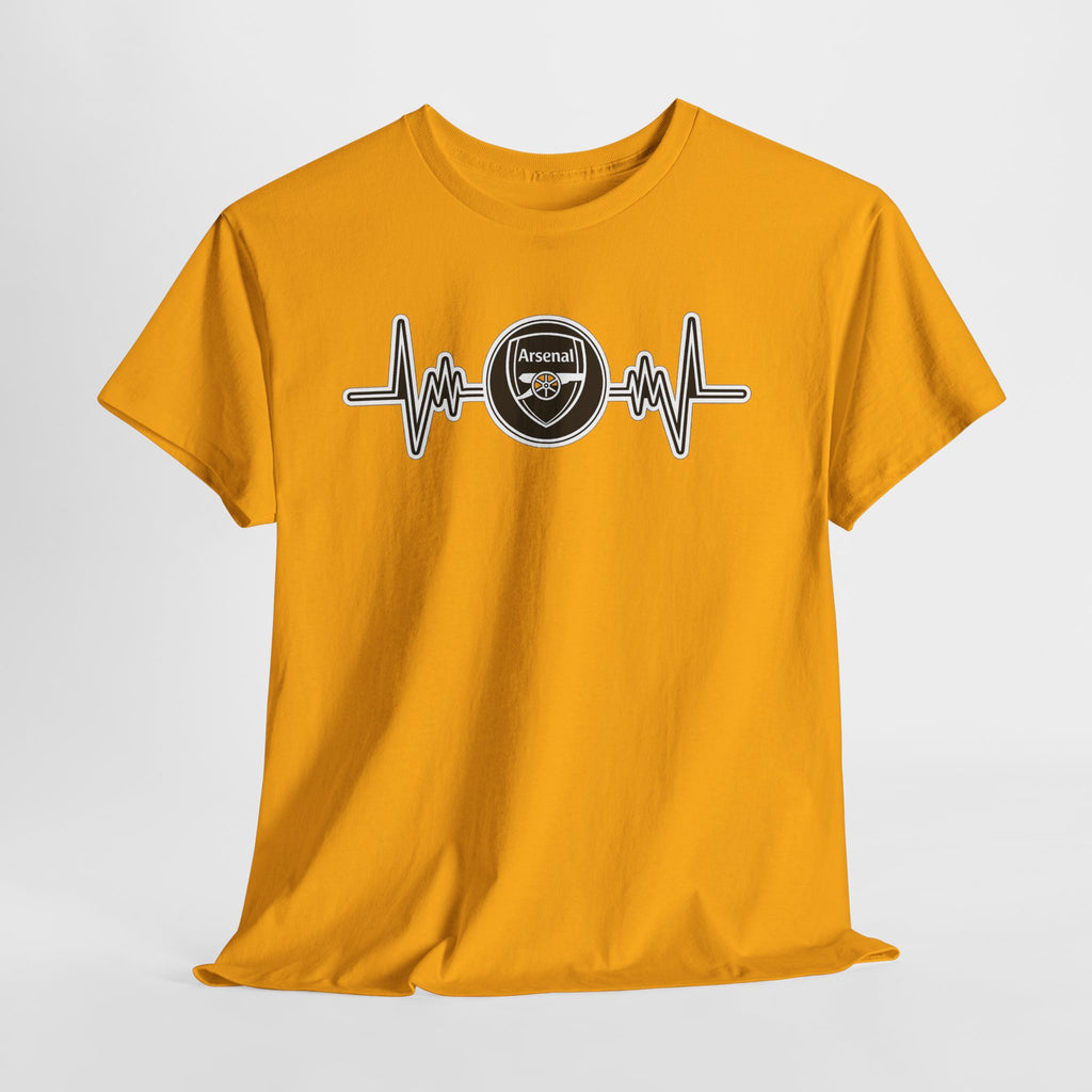Arsenal Heartbeat T-Shirt — Premier League Fans’ Cotton Tee