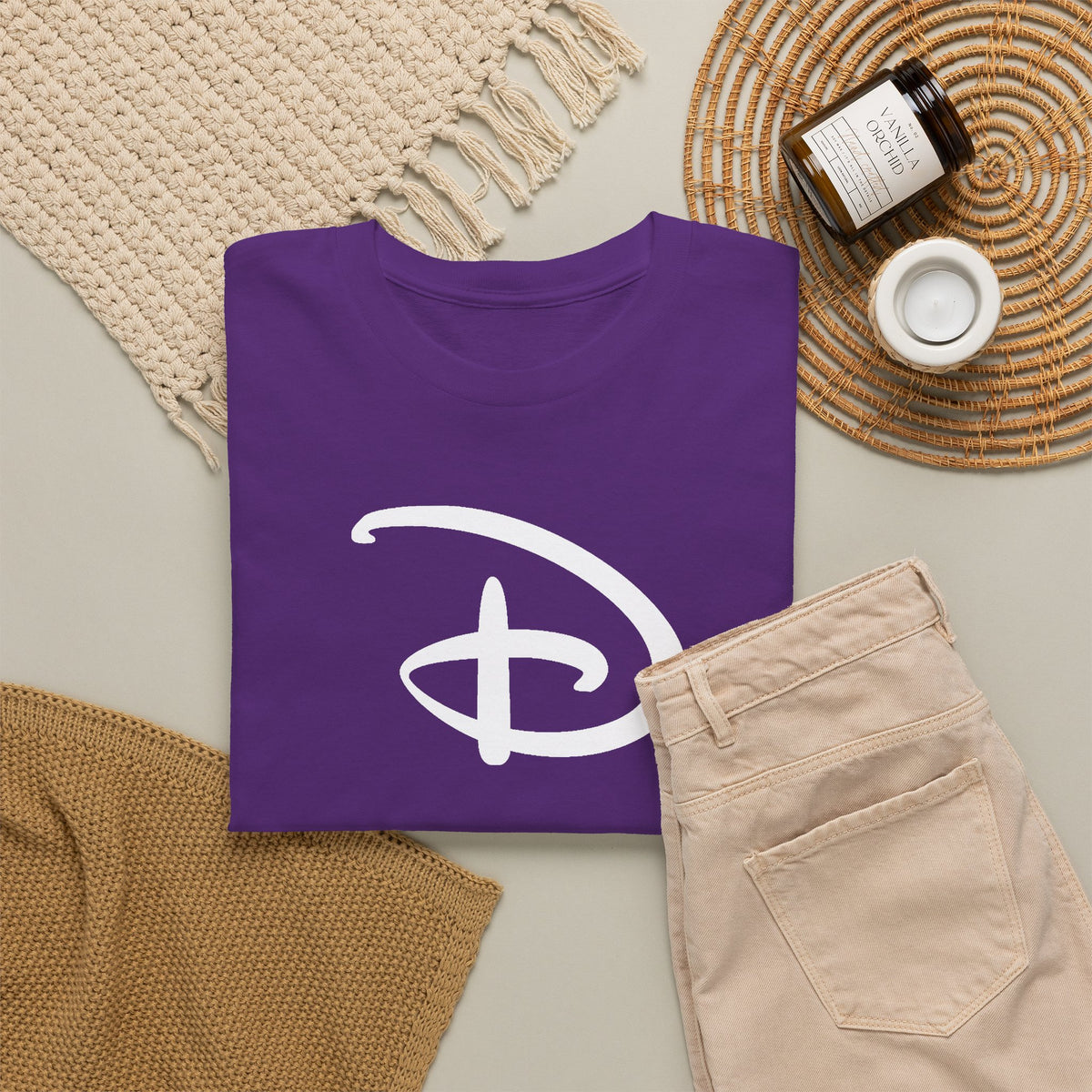 Disney "D" Unisex Heavy Cotton Tee