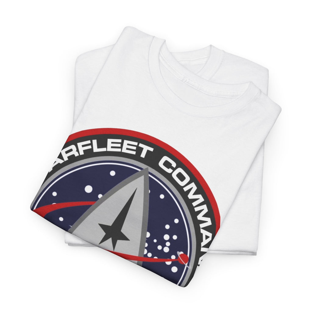 Starfleet Command Logo Inspired Cotton T-Shirt — United Federation of Planets Graphic T‑Shirt