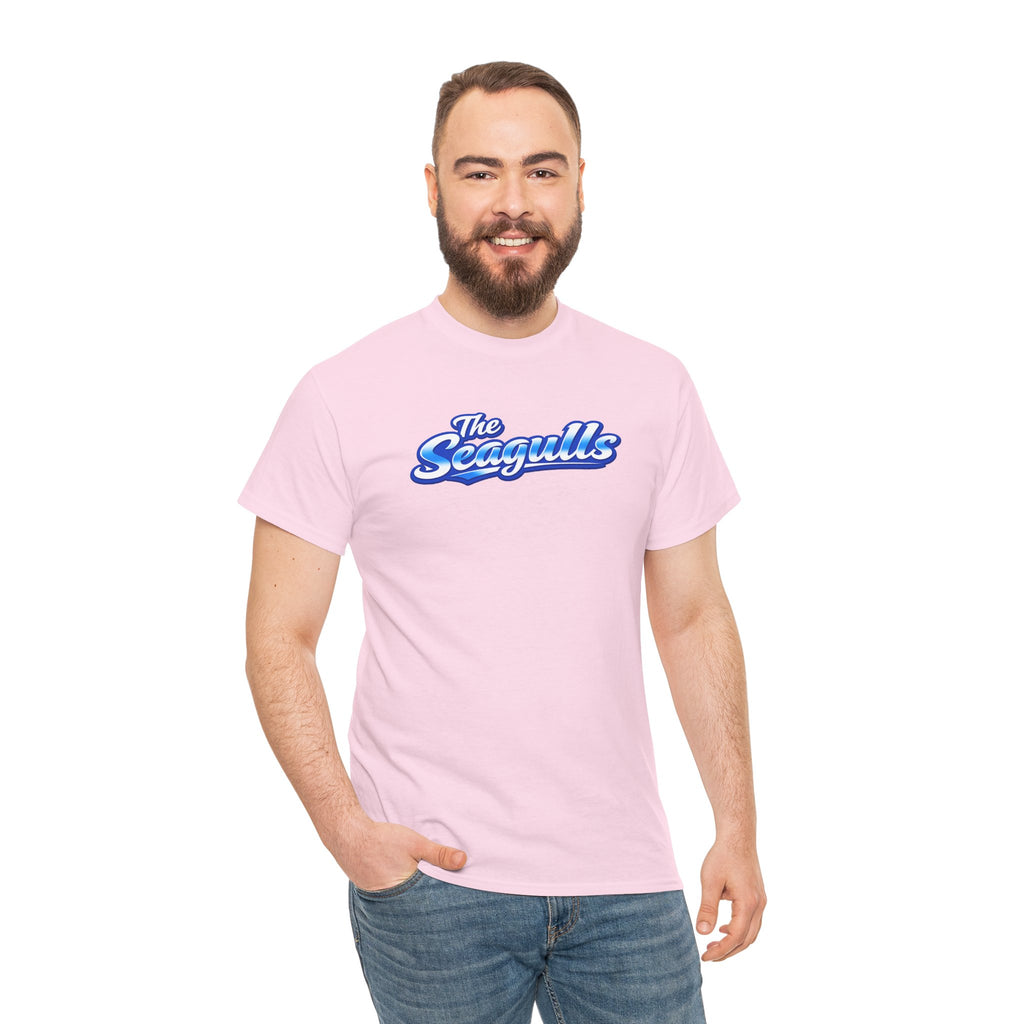 Seagulls Football Script Logo Cotton T-Shirt