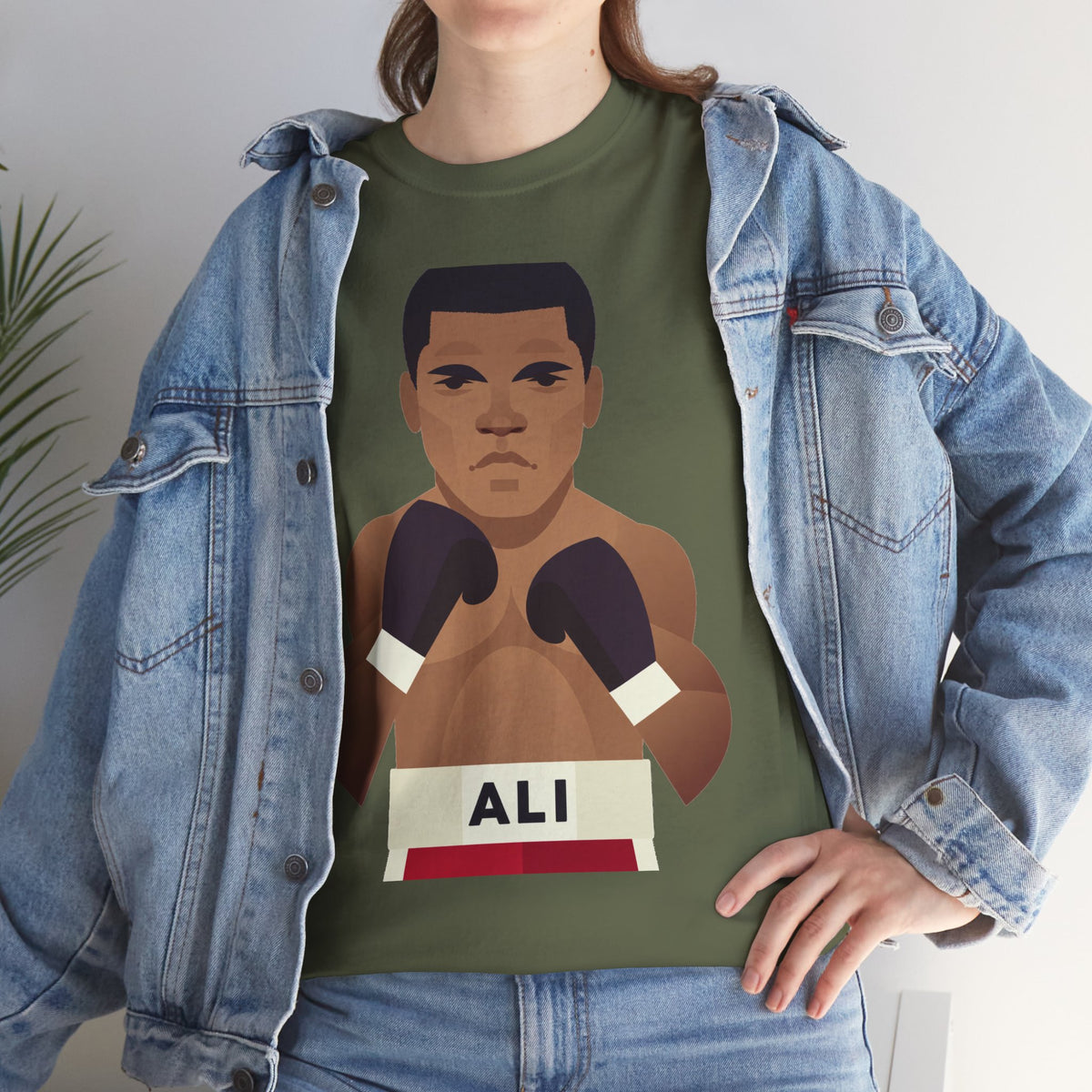 Muhammad Ali Boxing Champion Cotton T-Shirt