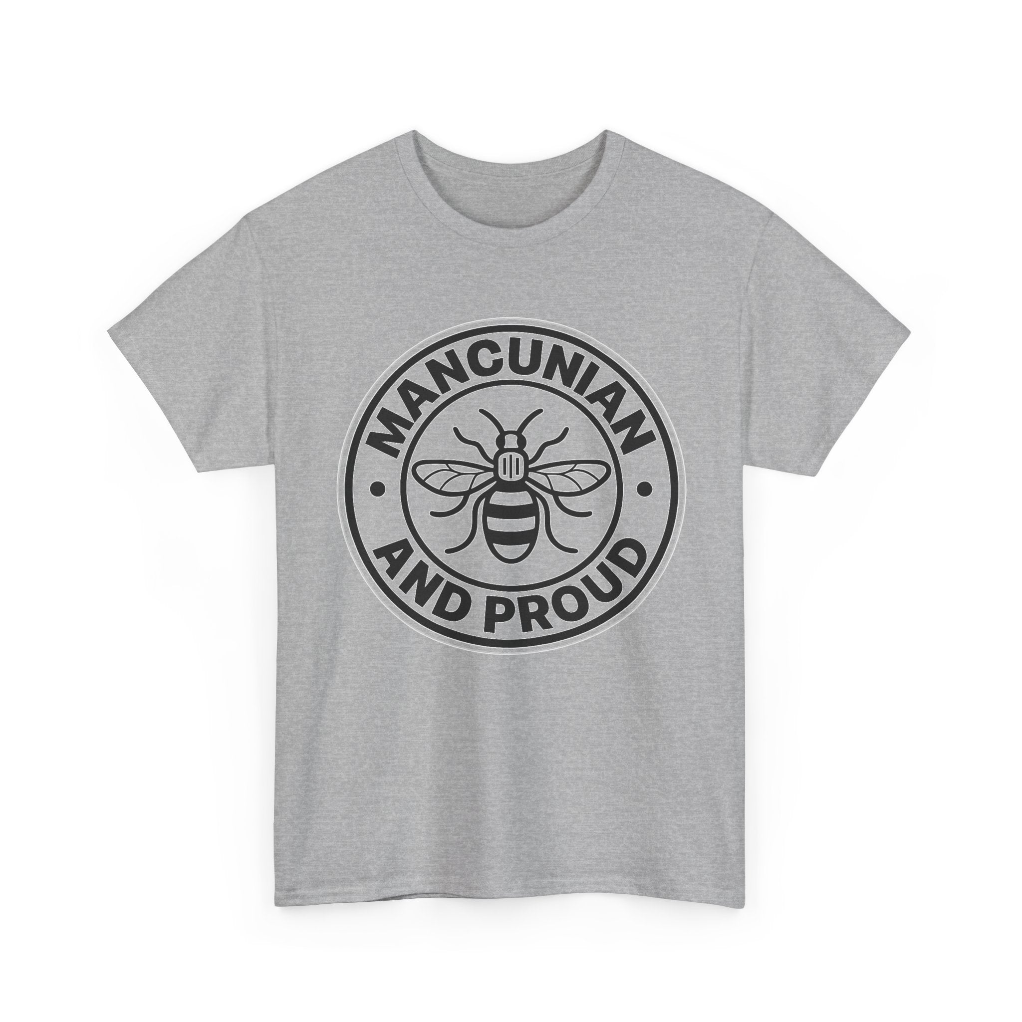 Manchester Bee 'Mancunian and Proud' Cotton T-Shirt