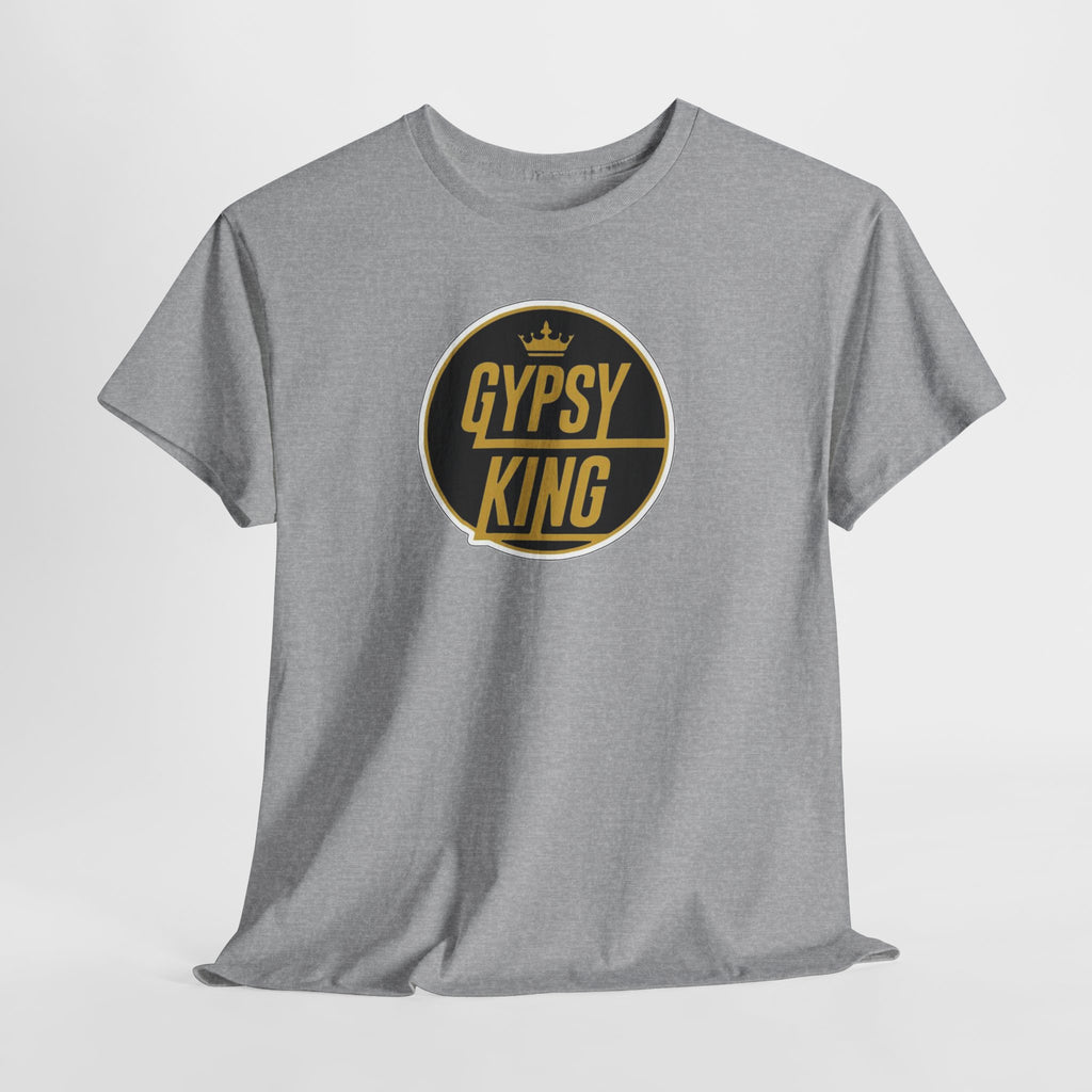 Gypsy King Graphic Tee — Retro Black & Gold Crown Logo T‑Shirt
