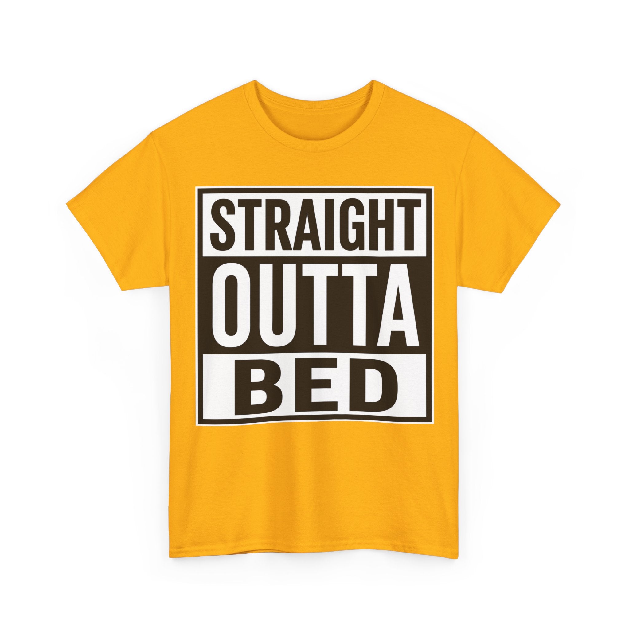 Straight Outta Bed T-Shirt — Funny Morning Graphic Tee