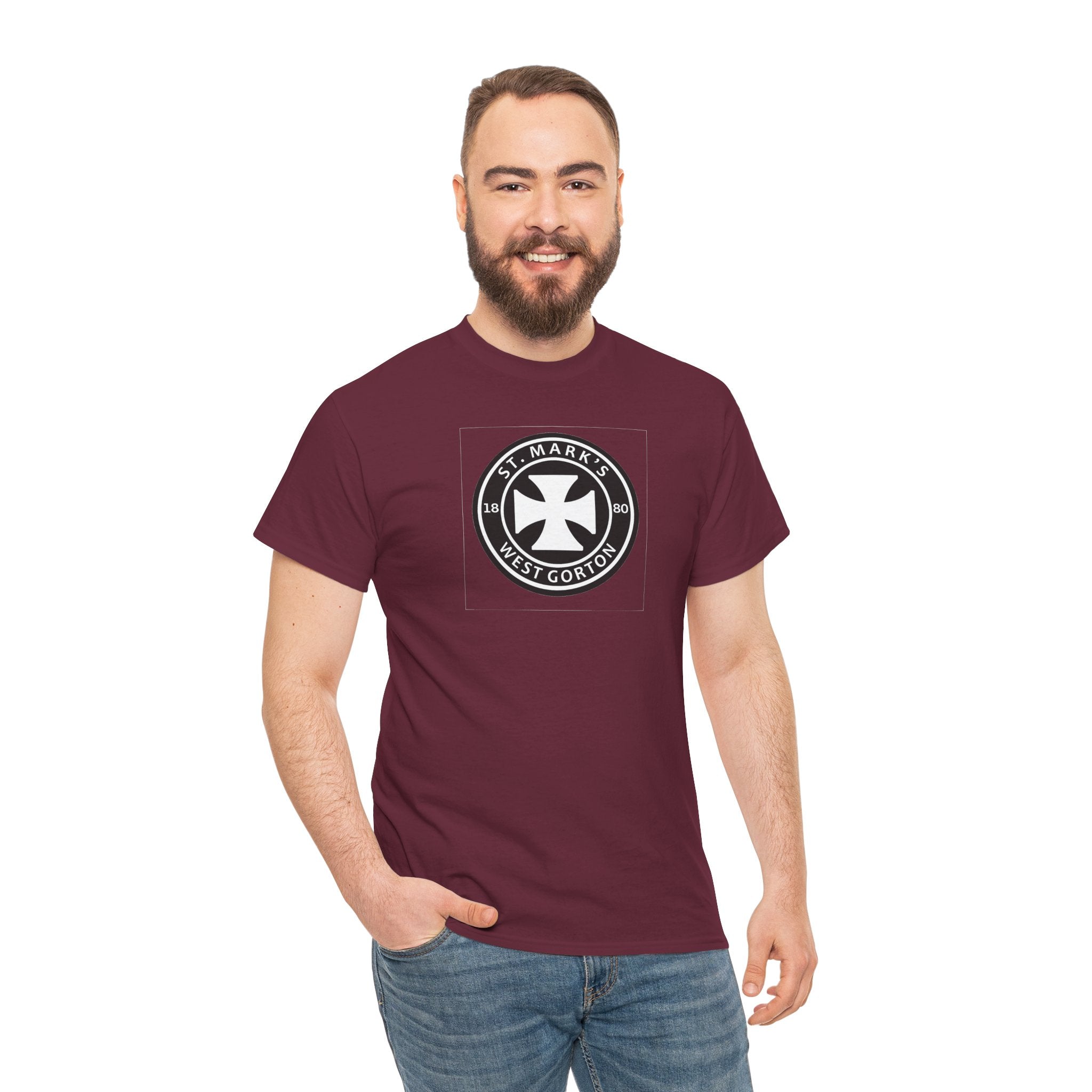 St. Marks West Gorton Cross Logo Tee