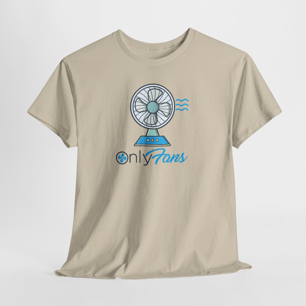 Only Fans Graphic Tee — Cute Fan Illustration Novelty T-Shirt