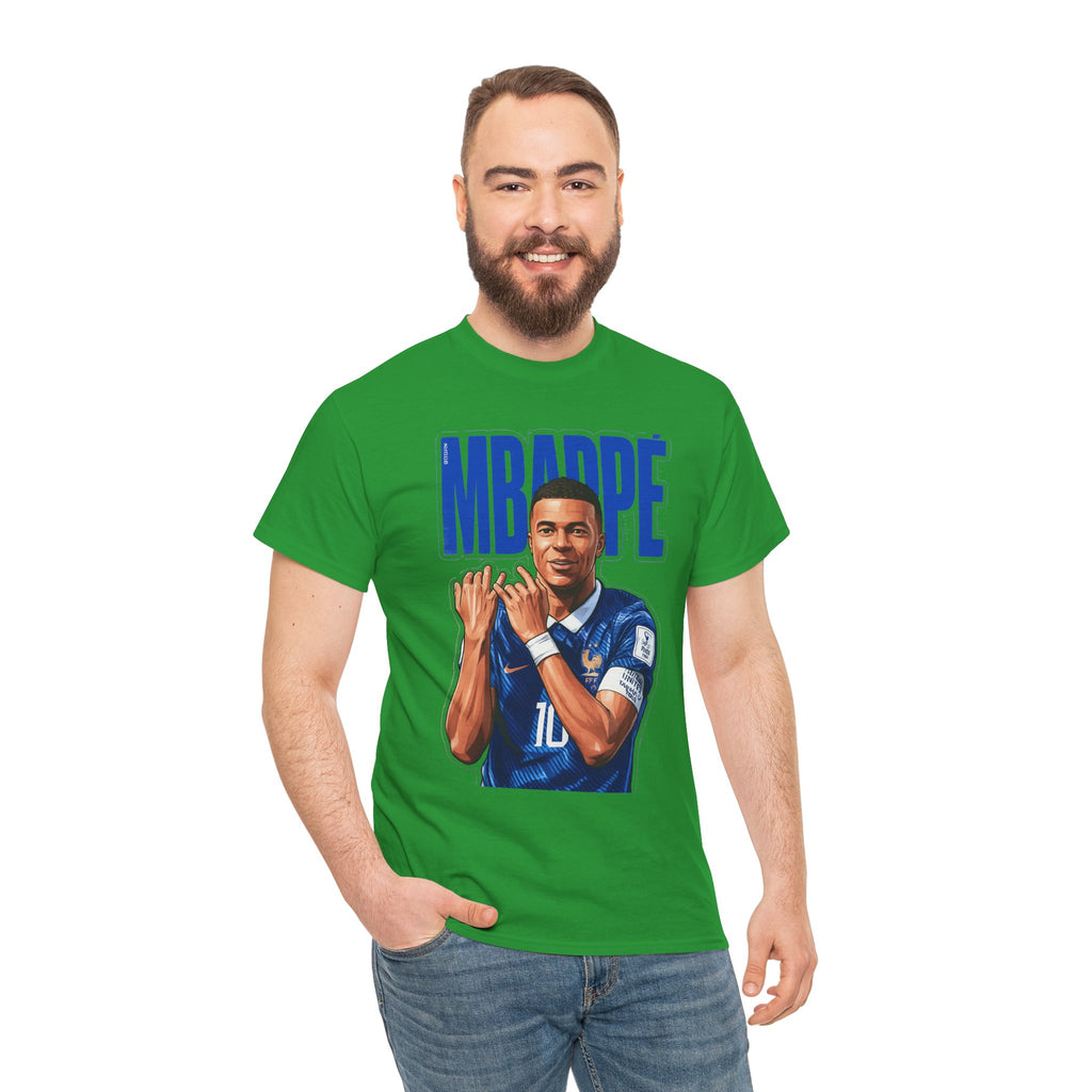MBAPPE Graphic Shirt Soccer Star Portrait Tee — "