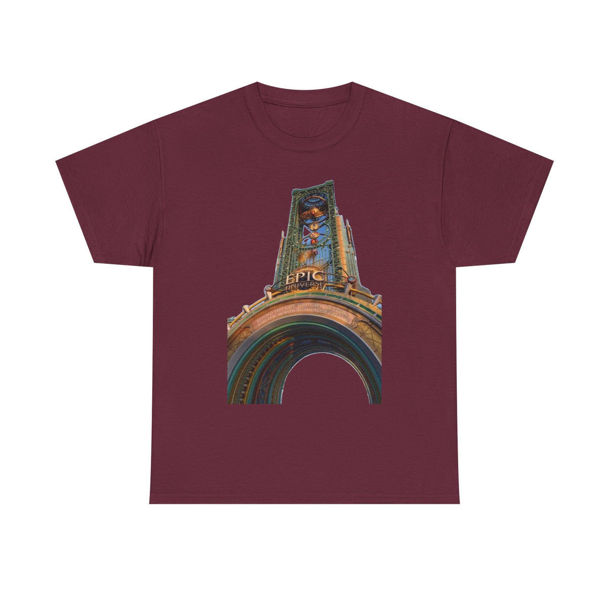 Epci Universe Vintage Theater Arch Graphic Tee — 'Epic' Retro Marquee T-Shirt