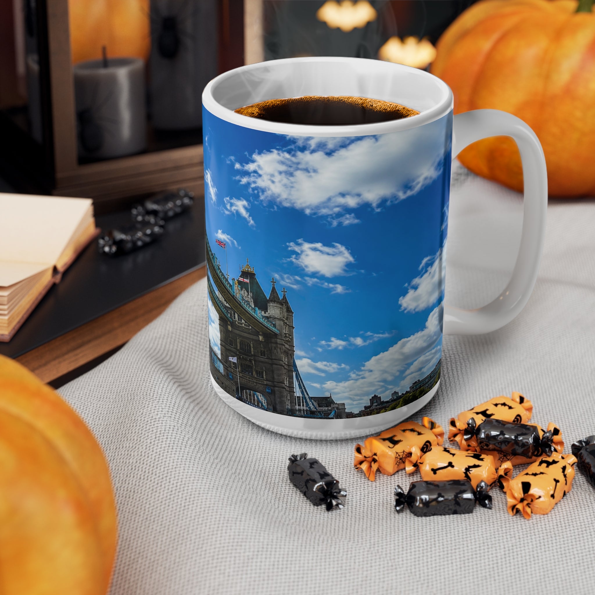 London Tower Bridge Ceramic Mug — Scenic UK Travel Coffee Cup (11oz, 15oz)