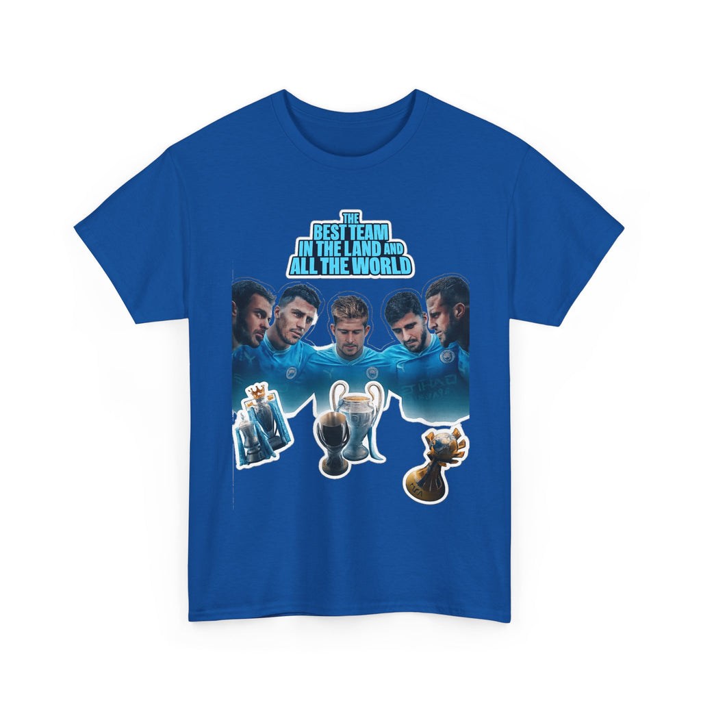 Manchester City — "Best Team in the Land and All the World" Cotton T-Shirt