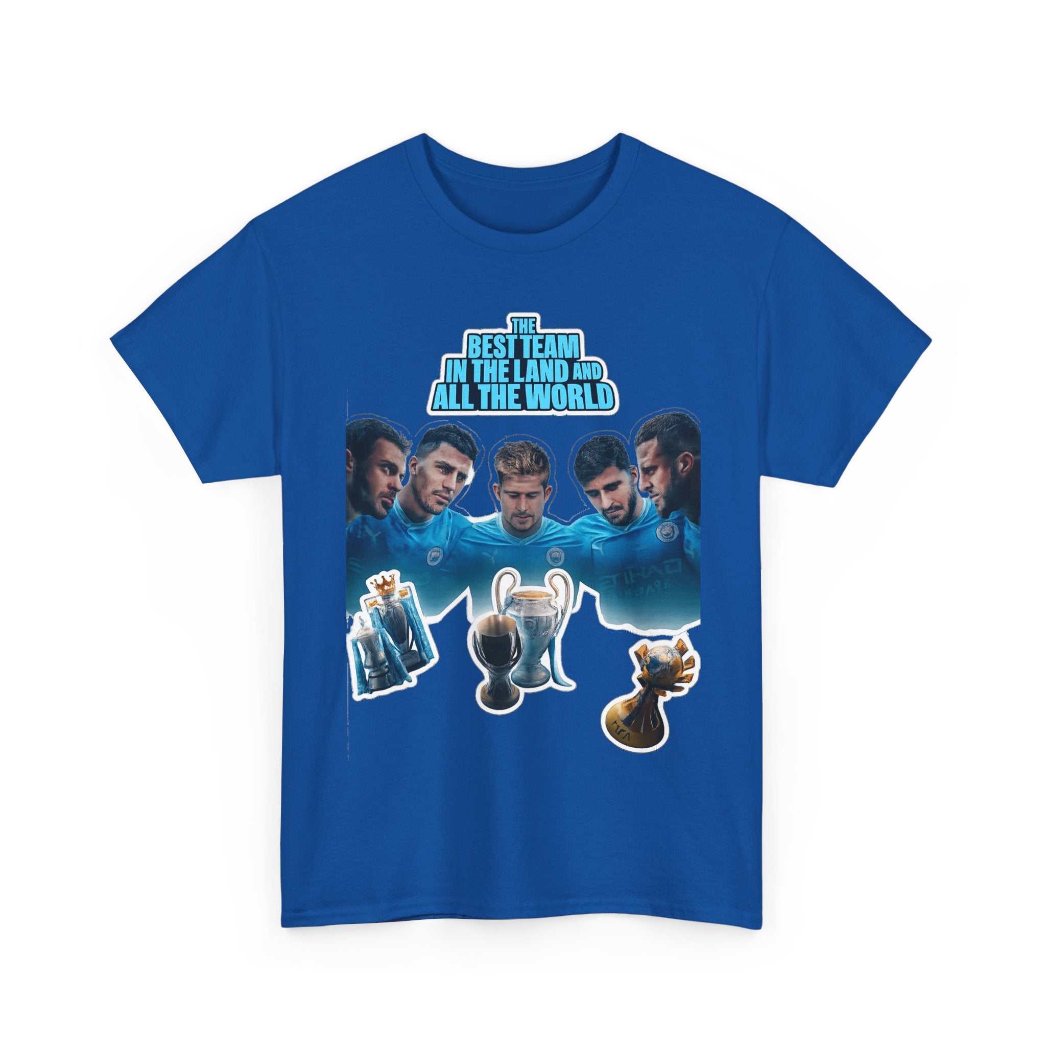 Manchester City — "Best Team in the Land and All the World" Cotton T-Shirt