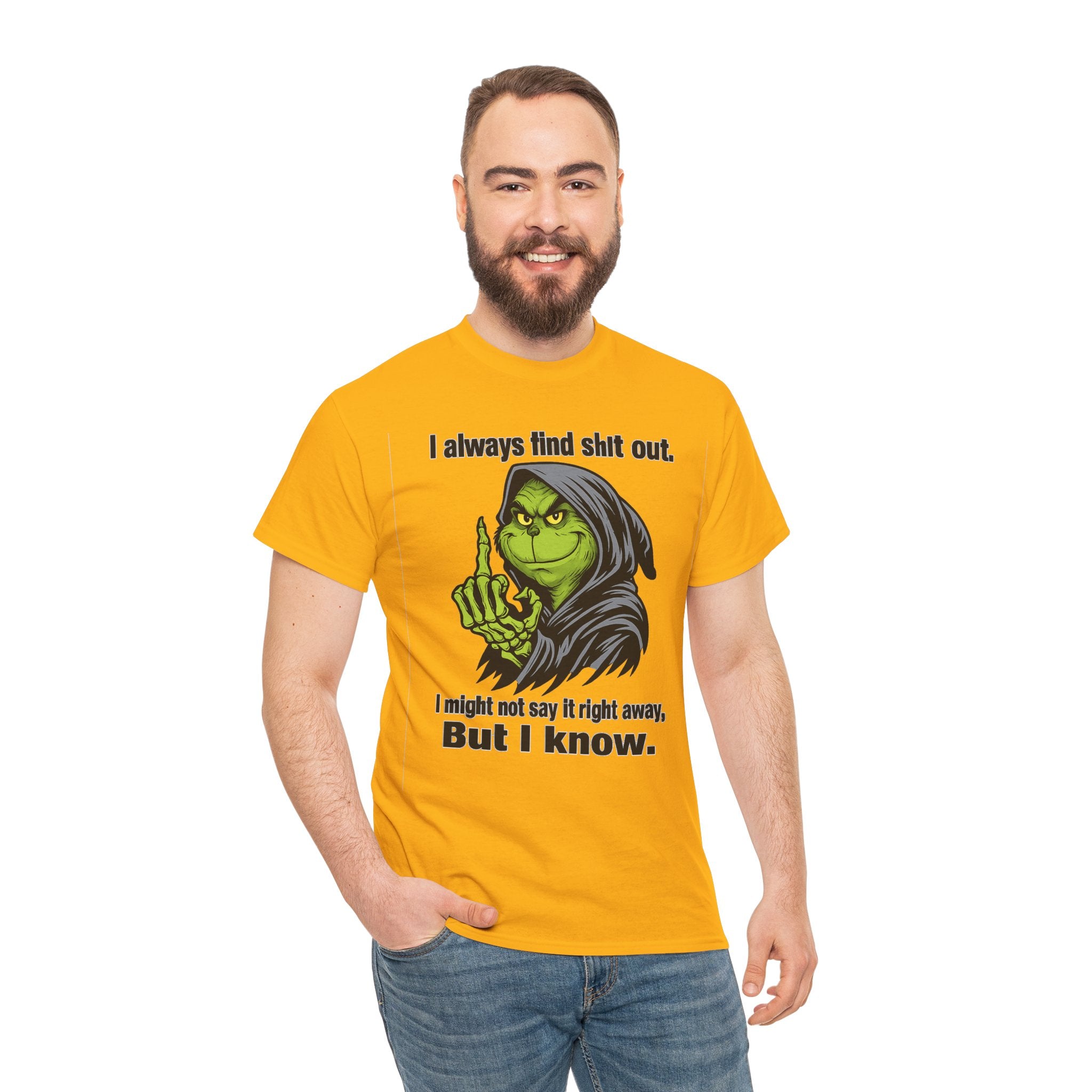 Reaper Witch Graphic Tee — "I Always Find Shit Out. I Might Not Say It Right Away, But I Know."