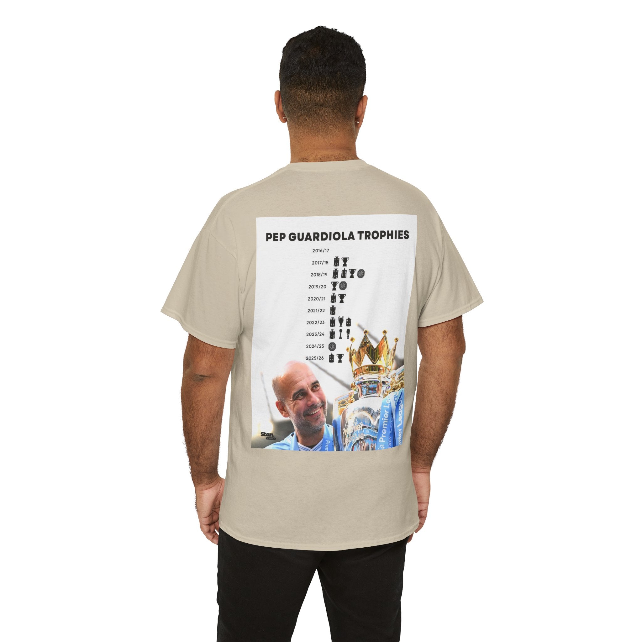 Pep Guardiola Trophies Graphic Tee