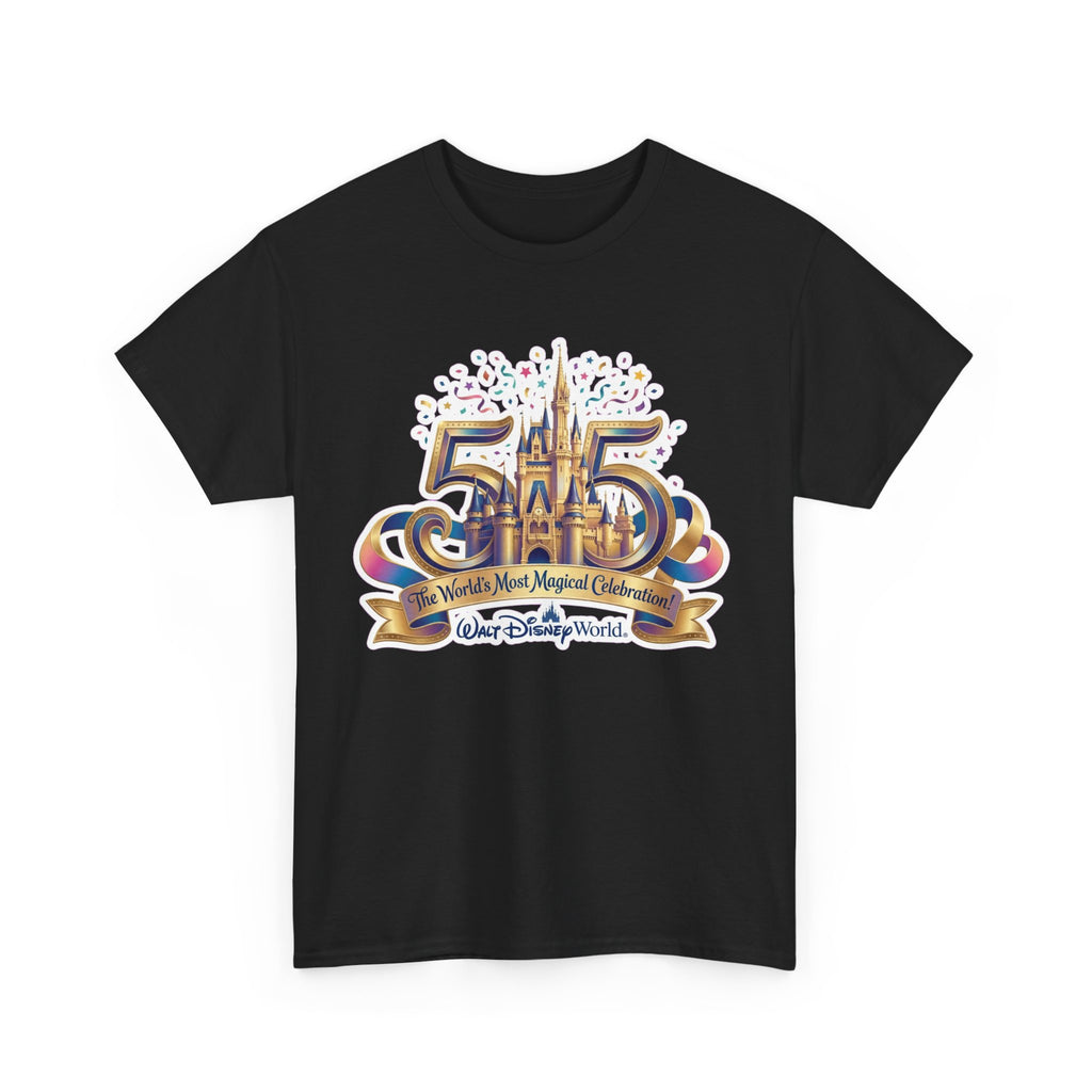 Disney World 50th Anniversary Castle Tee — 'The World's Most Magical Celebration' Souvenir T-Shirt