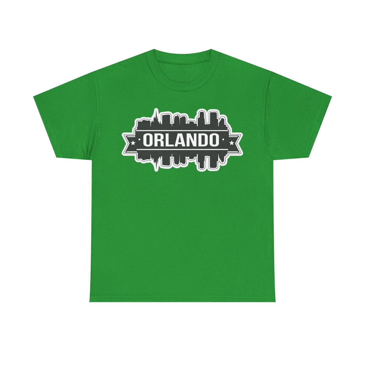 Orlando Skyline T-Shirt — Retro Badge Cityscape Tee
