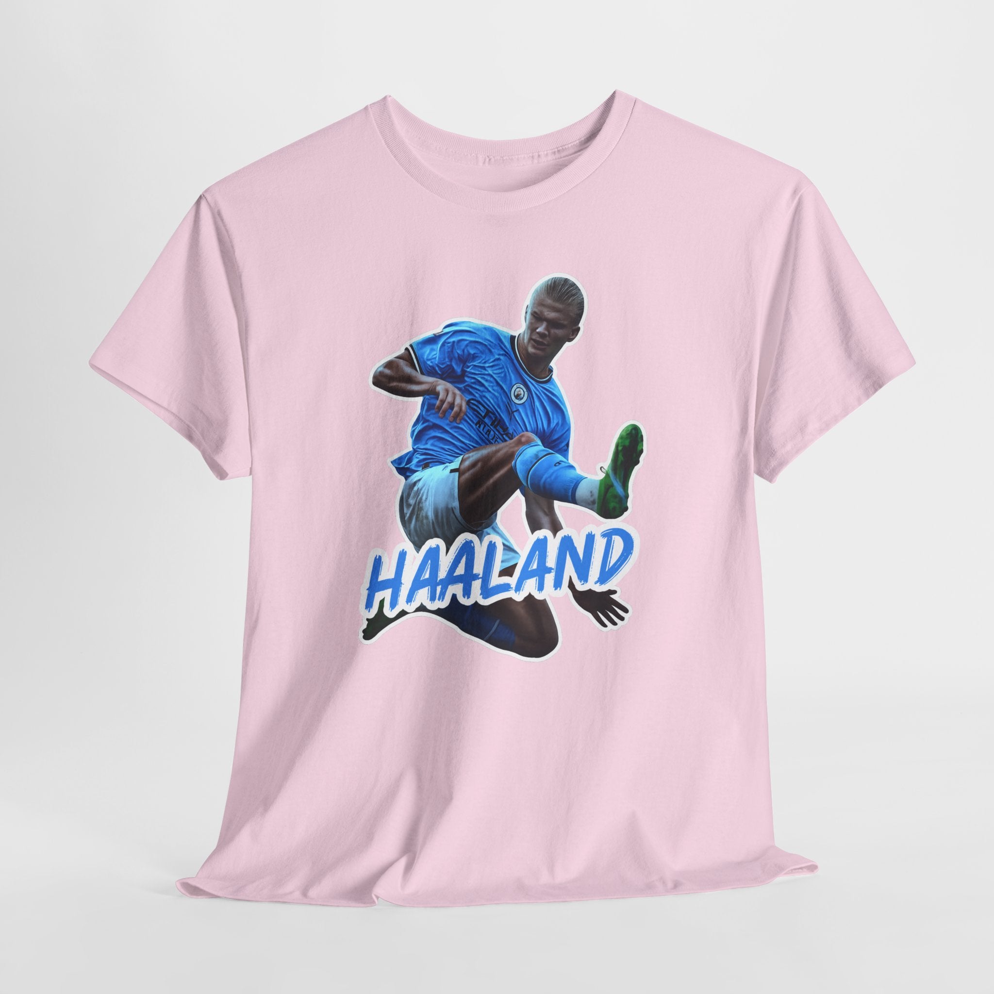 Erling Haaland Manchester City Soccer T‑Shirt – Dynamic Action Graphic Tee