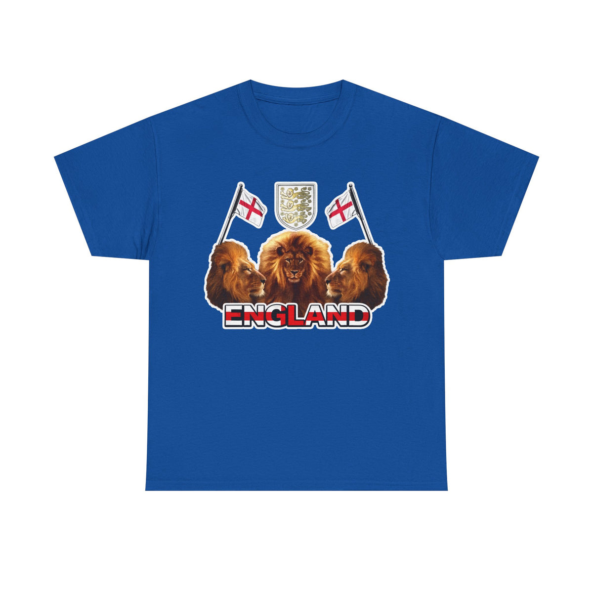 England 3 Lions Cotton Crest T-Shirt