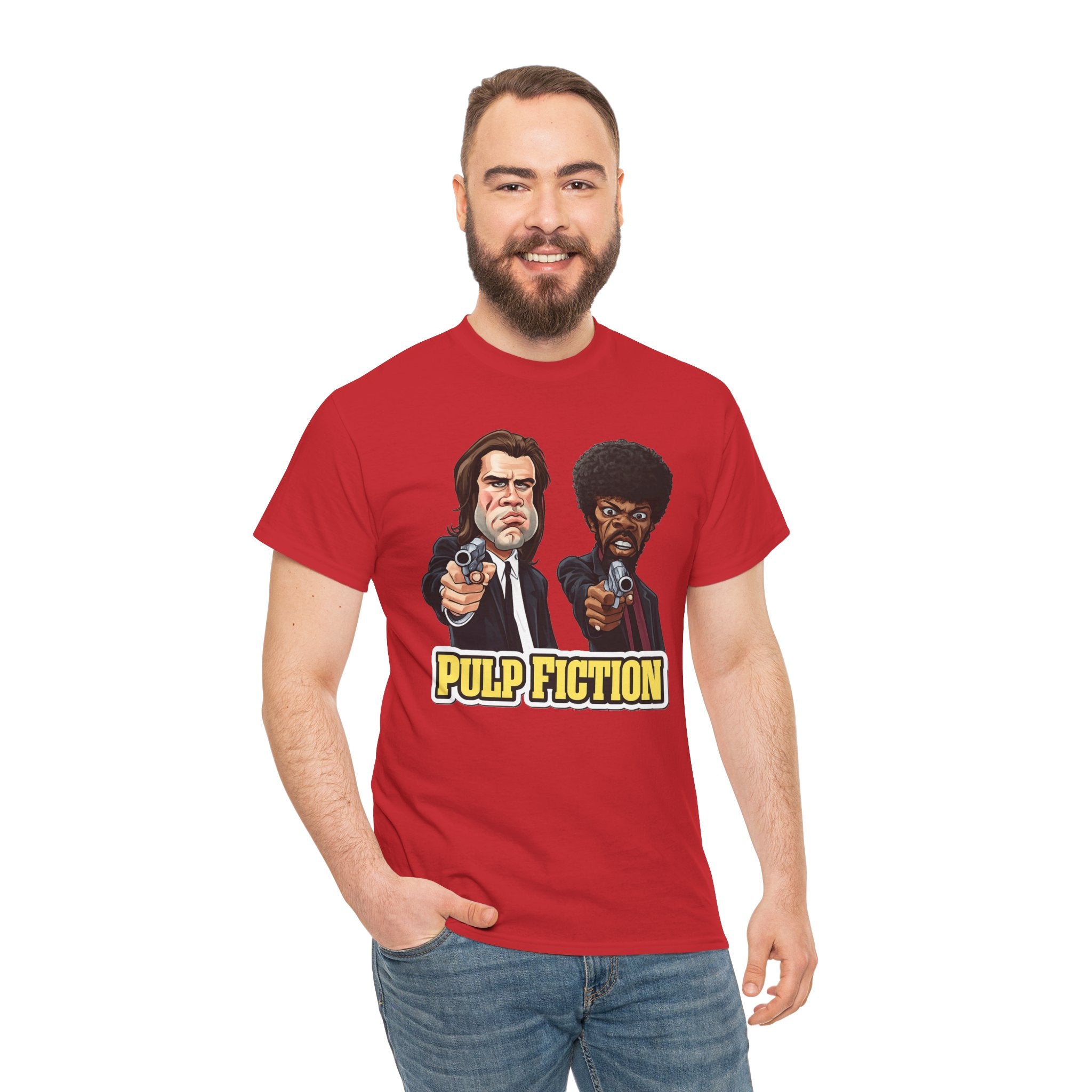 Pulp Fiction Graphic Tee - Retro Movie Poster T-Shirt