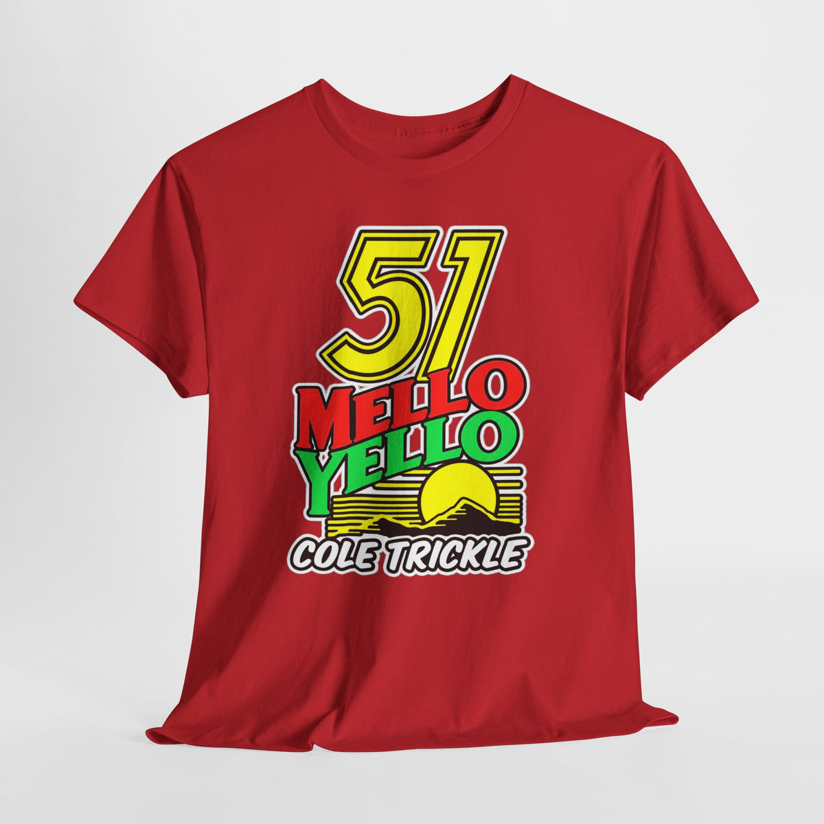 Days of Thunder Mello Yello '51' Graphic Tee — Cole Trickle Racing Shirt