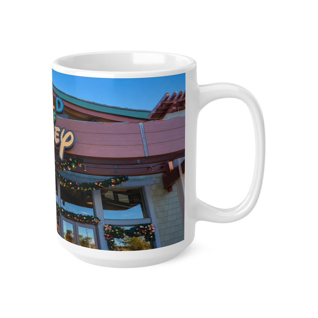 World of Disney Store Sign Ceramic Mug — Theme Park Souvenir Coffee Cup (11oz & 15oz)