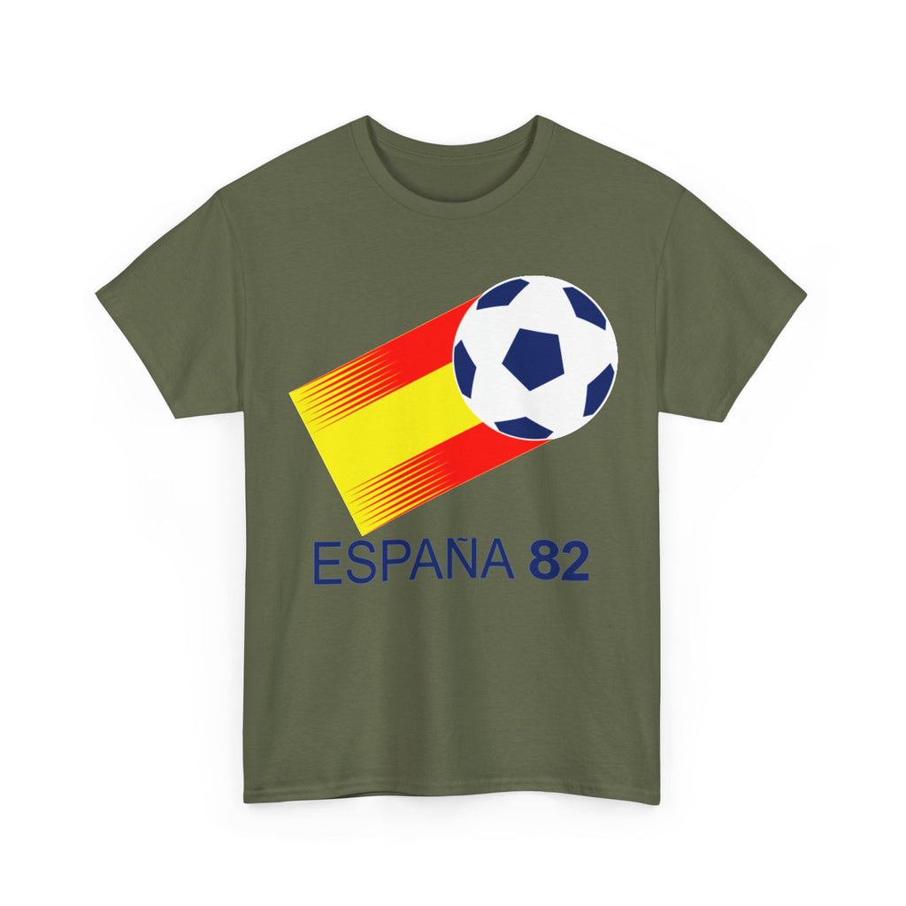 Spain 82 Soccer Tee – Retro España World Cup Football Shirt