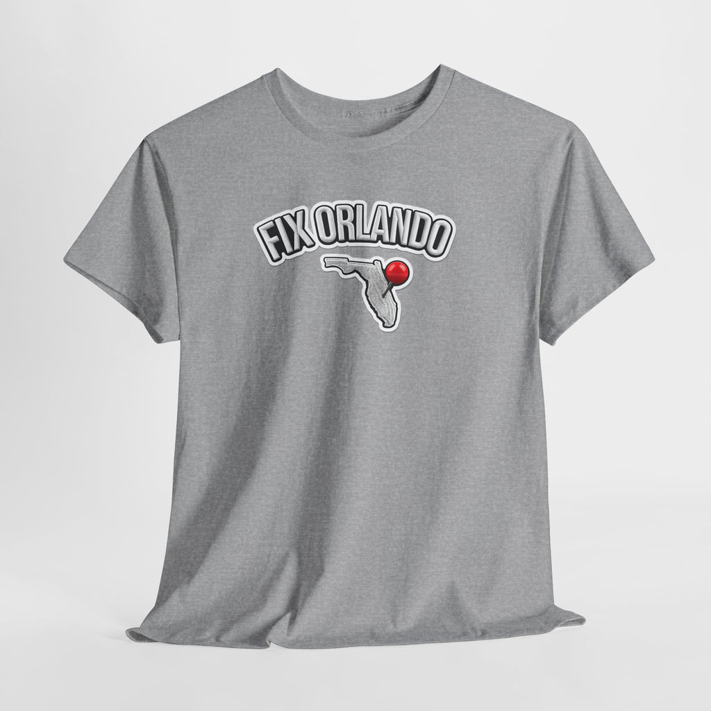 Fix Orlando T-Shirt — Florida Map with Bowling Pin Local Pride Tee