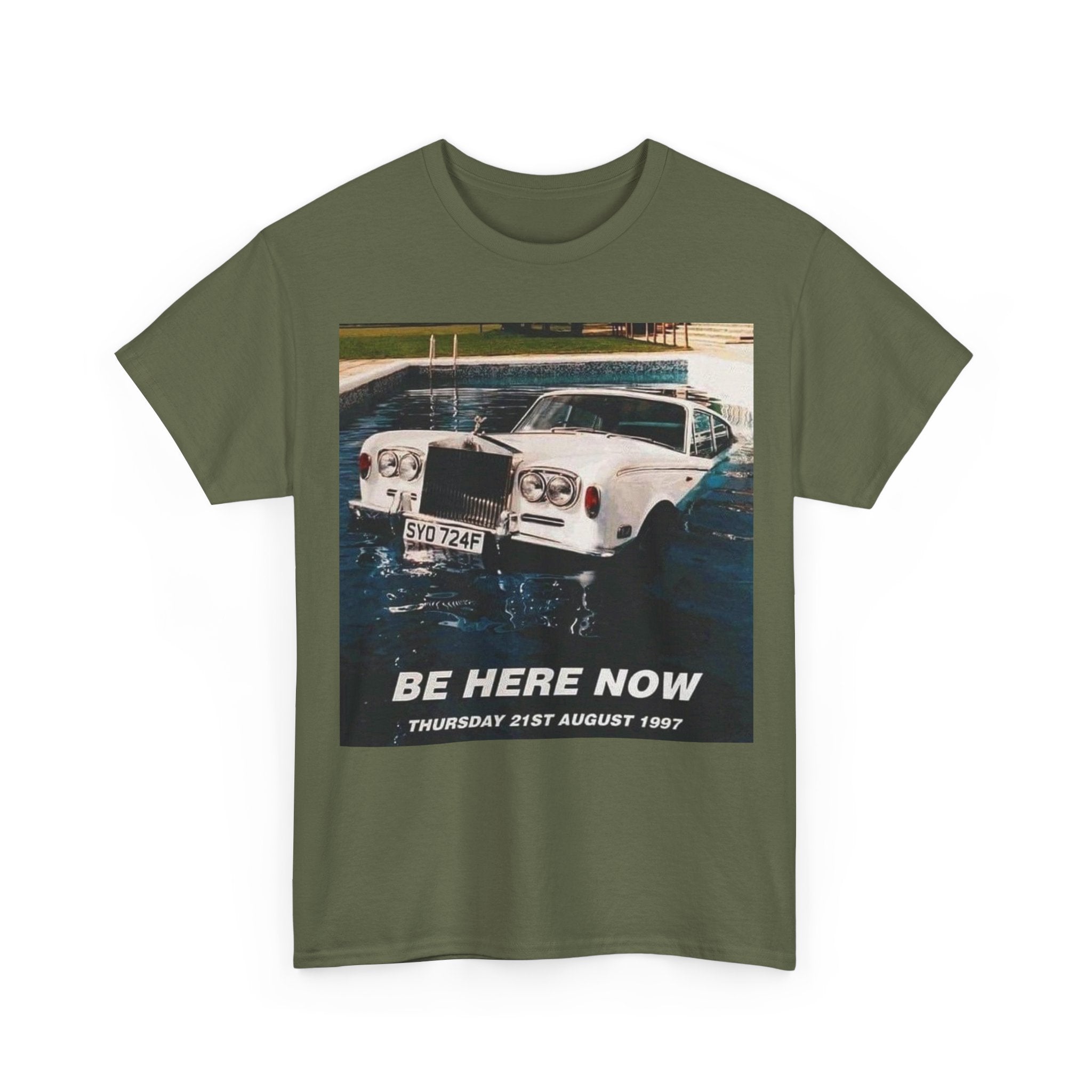 Oasis Be Here Now Vintage Graphic Tee — Retro Aesthetic T‑Shirt (Thursday 21st August 1997)