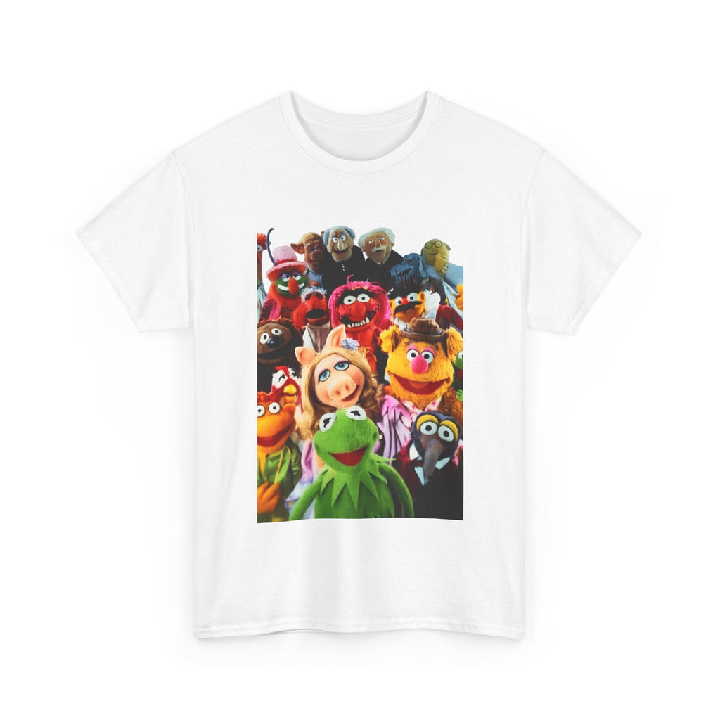 Muppets Puppet Ensemble Graphic Tee — Fun Family Cartoon Shirt