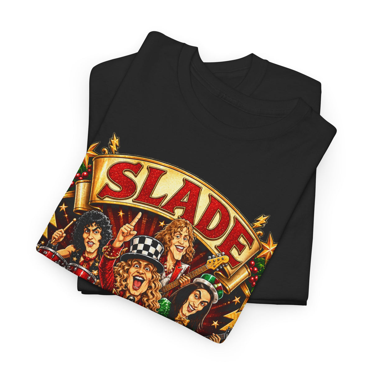 Slade it's Christmas Unisex Heavy Cotton Tee