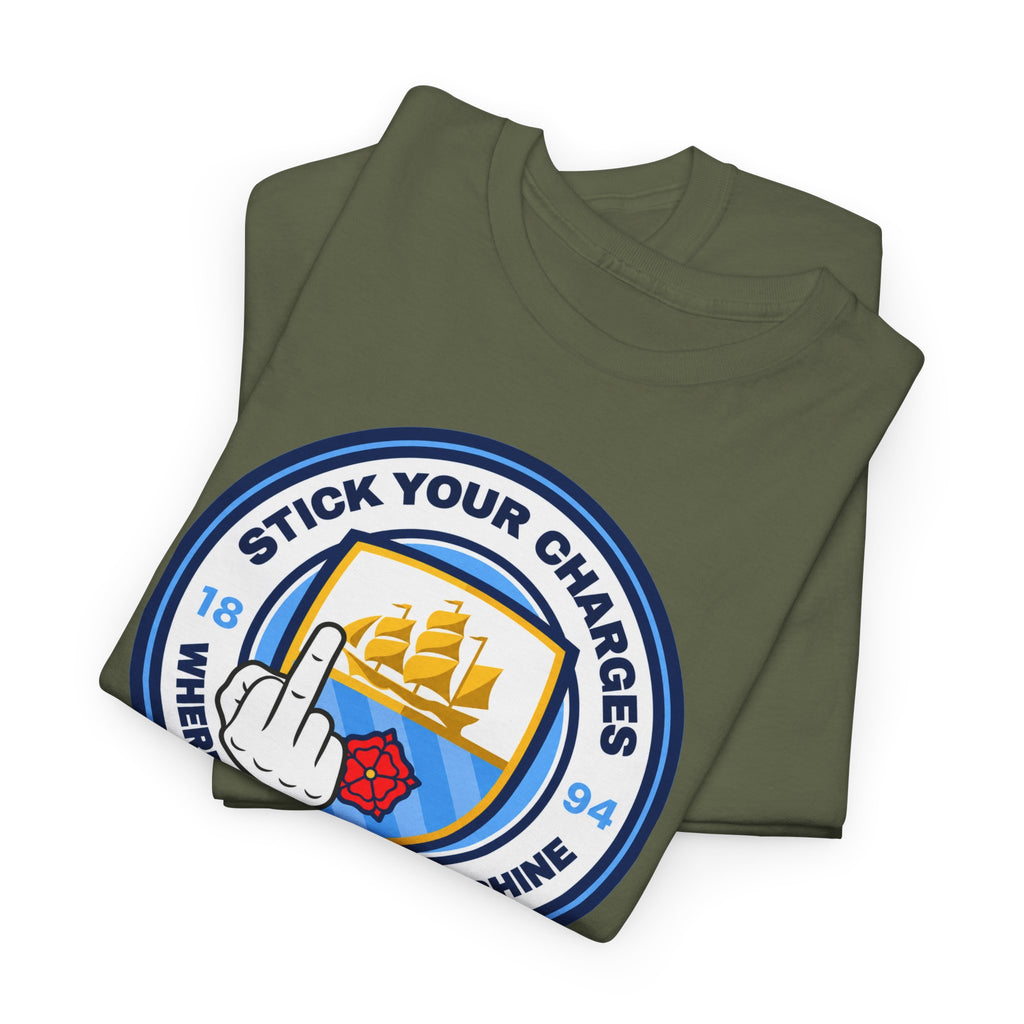 Manchester City "Stick Your Charger Where the Sun Don't Shine" Cotton t-shirt