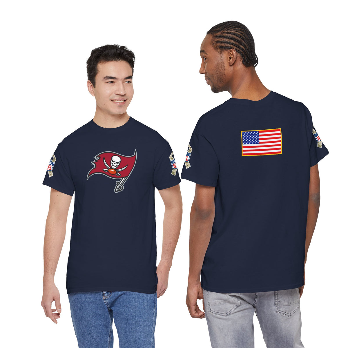 Tampa Bay Buccaneers inspired Unisex Heavy Cotton Tee