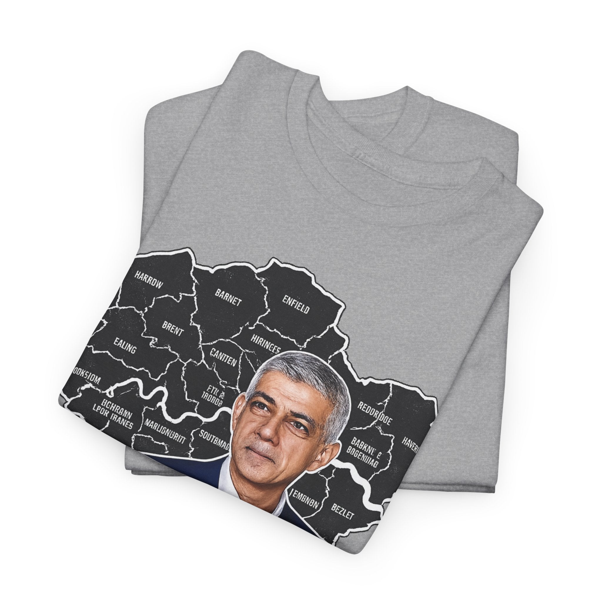 Sadiq Khan Out" Political Protest Tee with Sadiq Khan Graphic T-Shirt