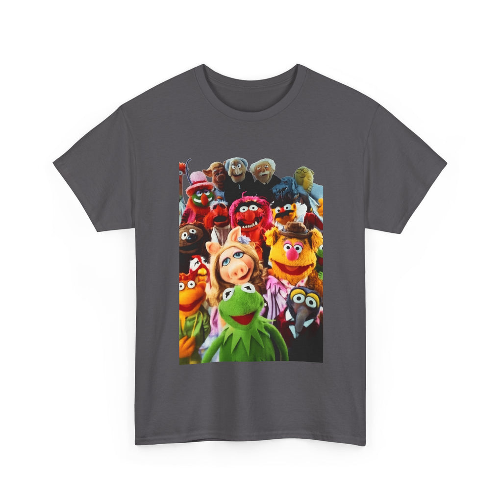 Muppets Puppet Ensemble Graphic Tee — Fun Family Cartoon Shirt
