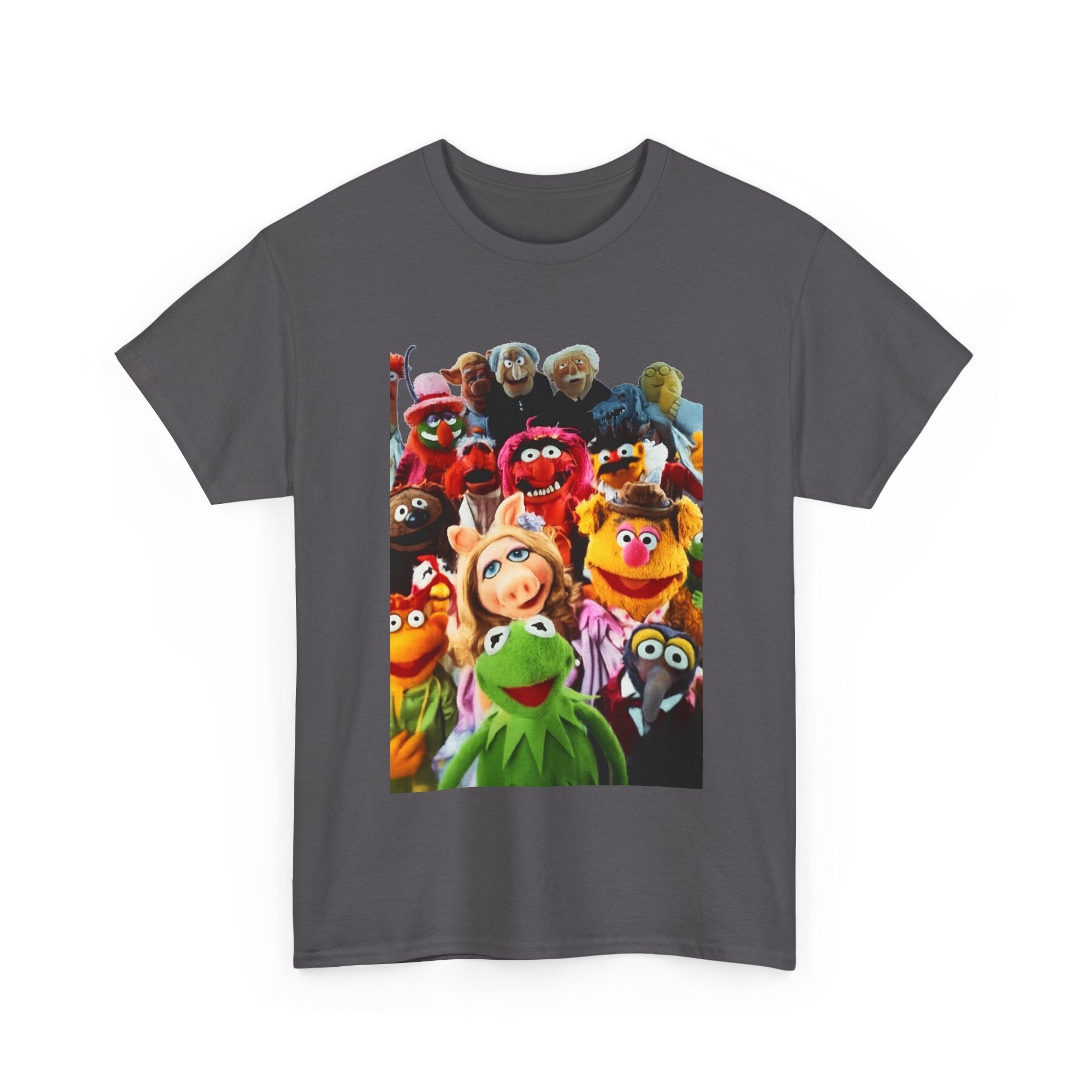 Muppets Puppet Ensemble Graphic Tee — Fun Family Cartoon Shirt