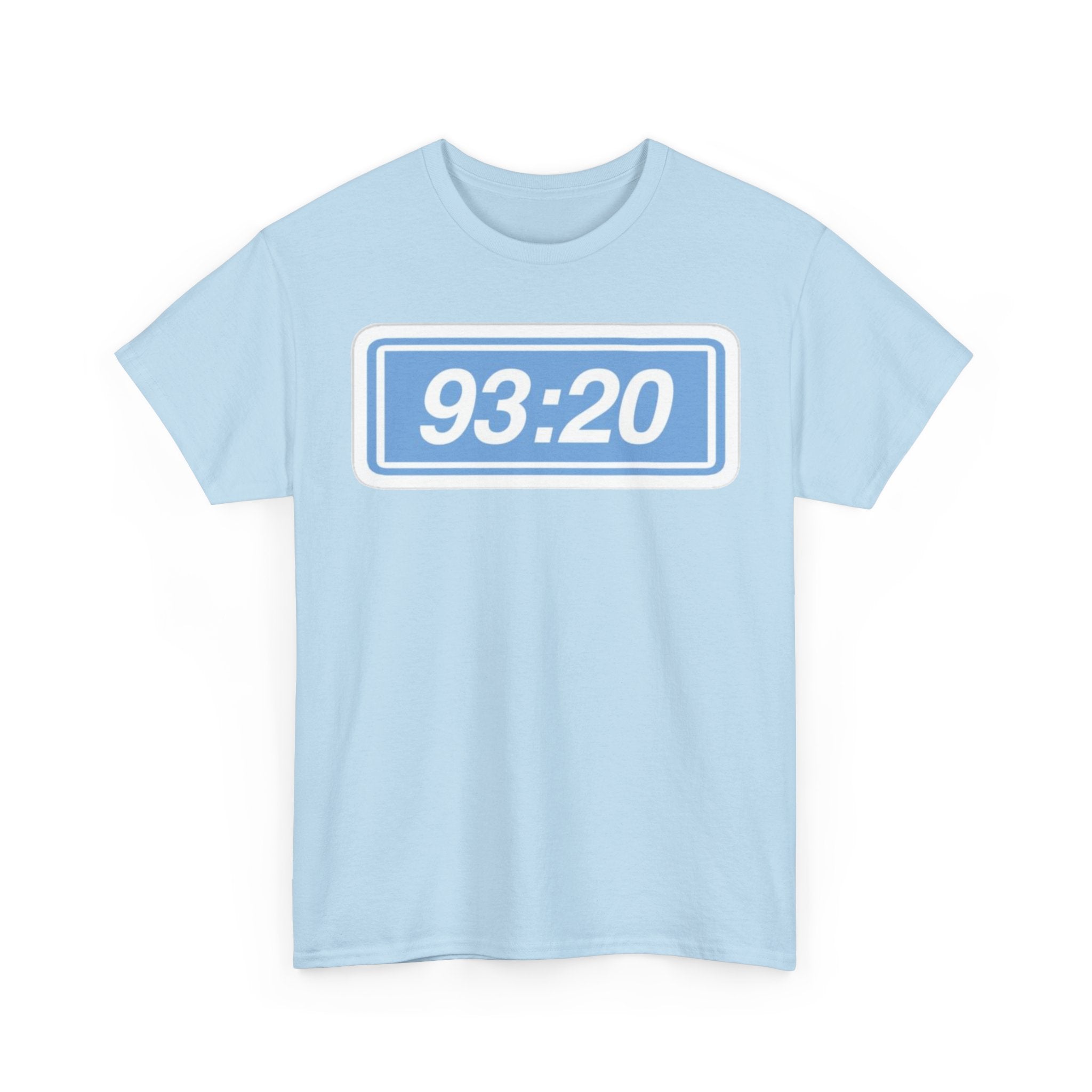 Manchester City 93:20 Tee — Minimal Retro Graphic T‑Shirt