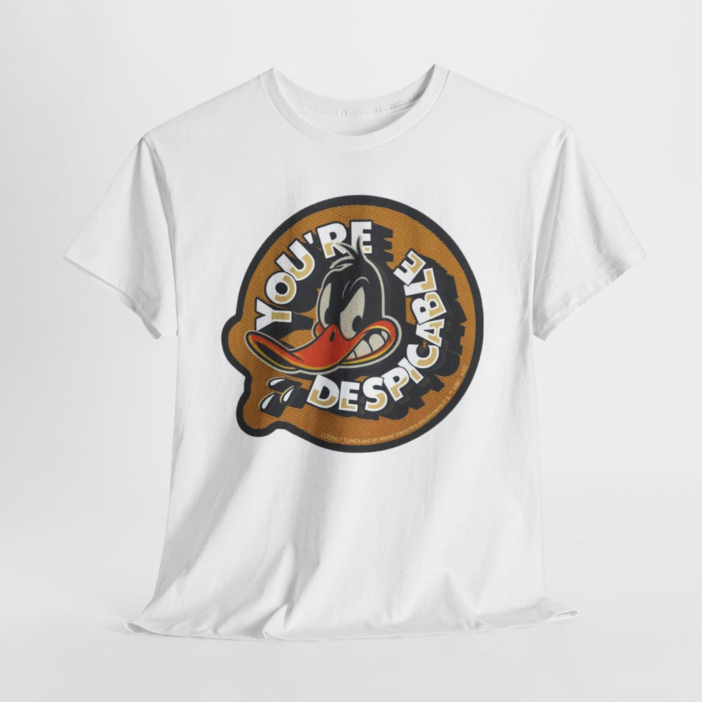 Vintage Daffy Duck Graphic Tee — “You're Despicable” Retro Cartoon Shirt