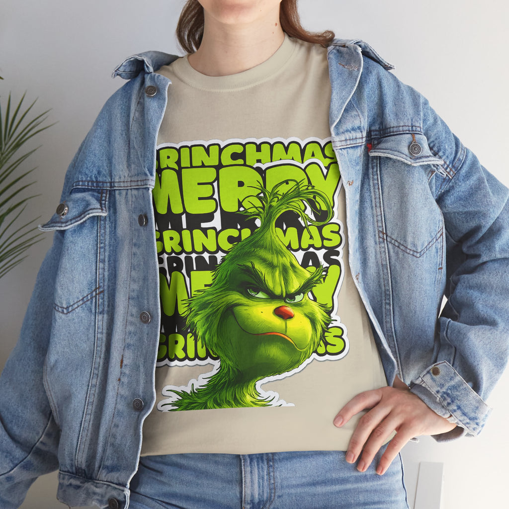 Grinchmas Merry Grinch Christmas Cotton T-Shirt / Tee