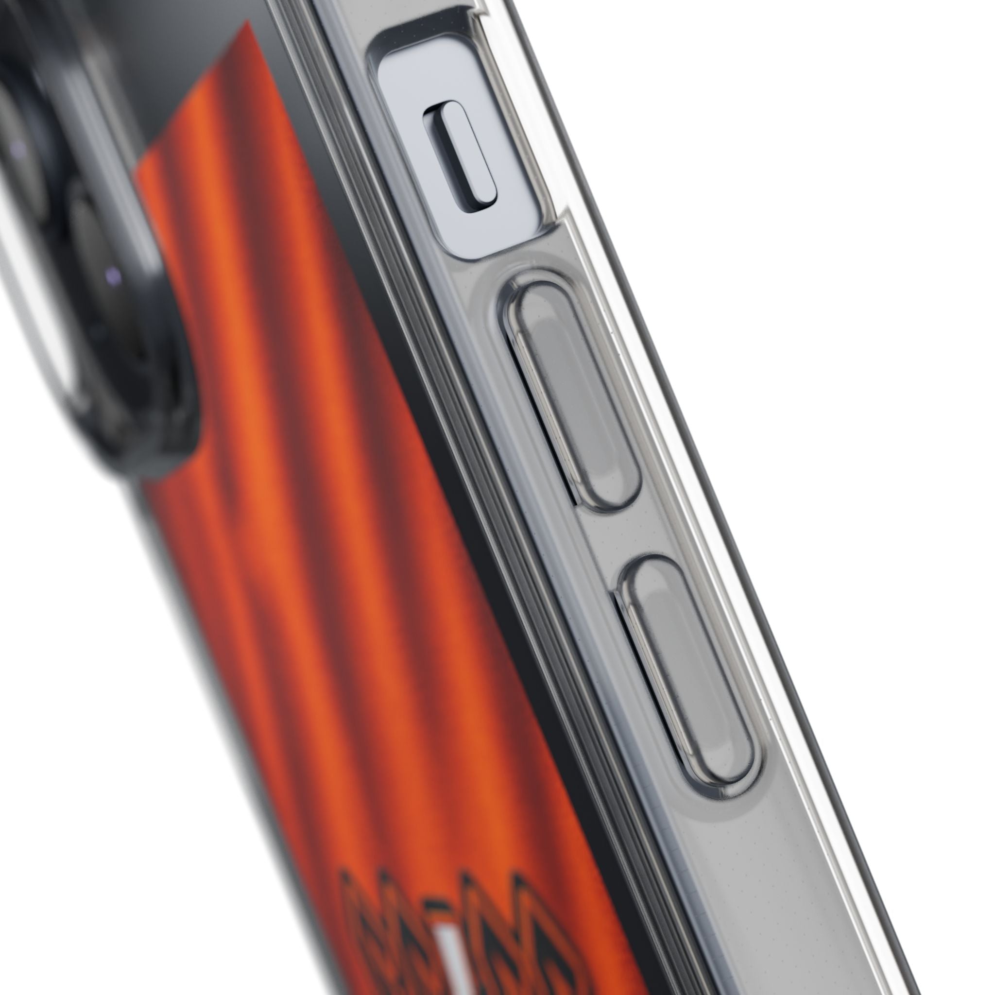 Salford CIty Inspired Phone Case — 'SCFC Back in Orange' Clear Protective Cover