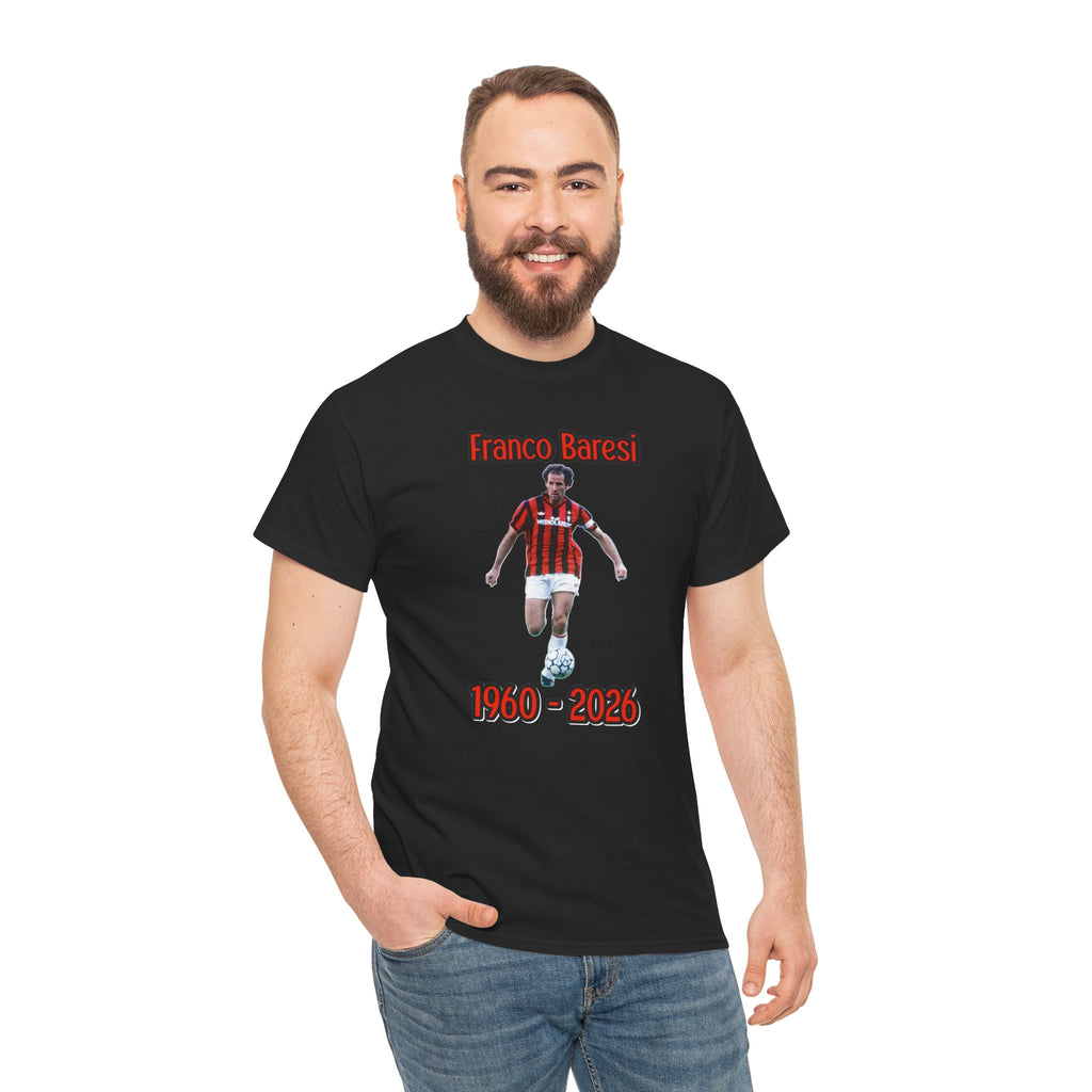 Franco Baresi 1960–2023 Memorial Soccer Tribute Tee