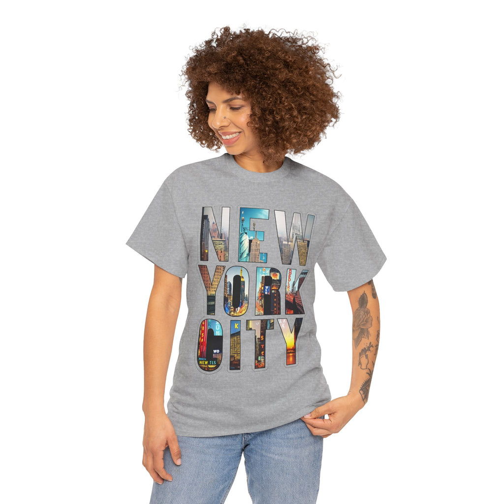 New York City Photo-Block Tee — Vintage Skyline Graphic T-Shirt