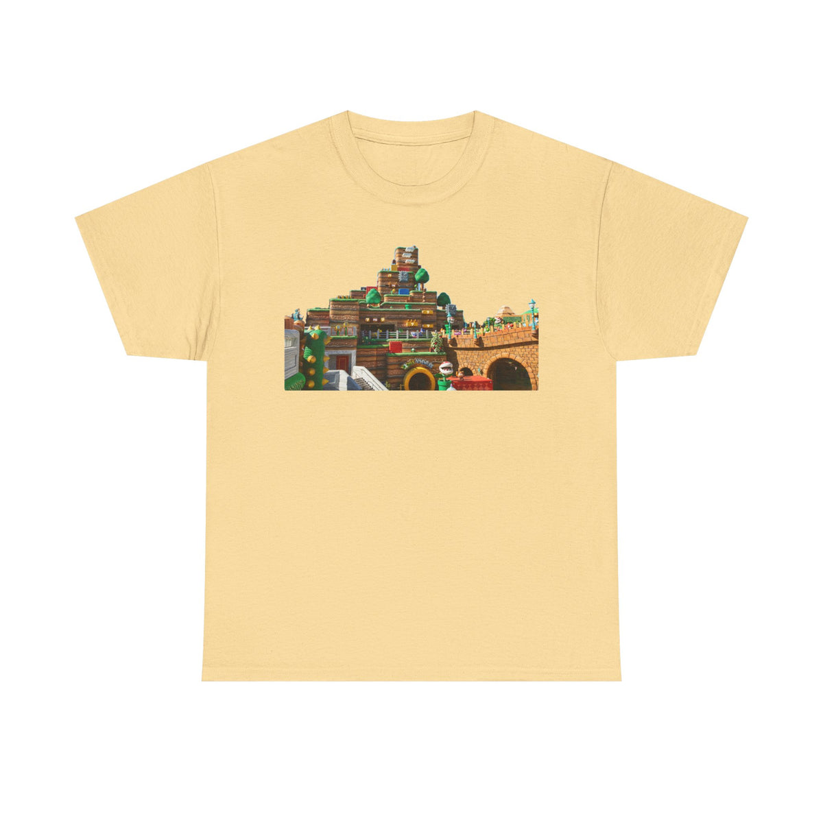 Epic Universe T-Shirt — Colorful Vintage Train Station Illustration Tee