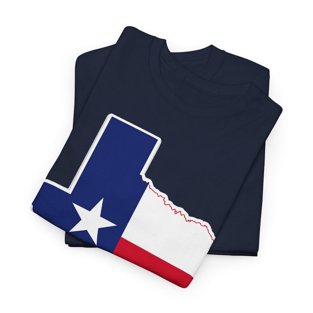Texas Flag Outline T-Shirt — Lone Star State Pride Tee