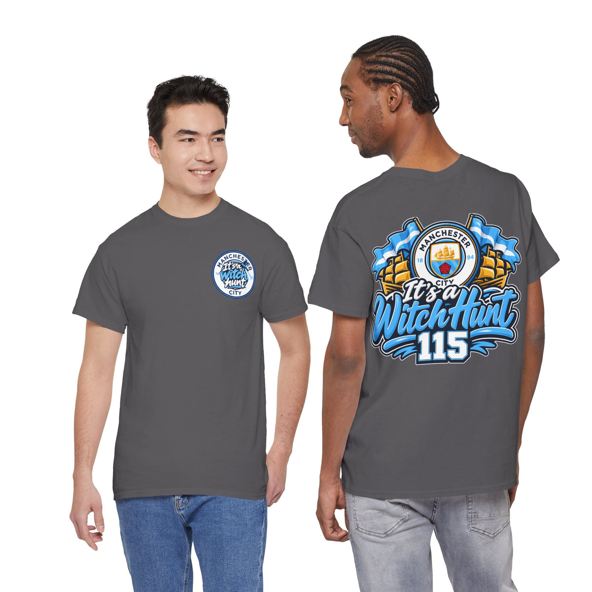 Manchester City It's a Witch Hunt 115 Cotton T-Shirt