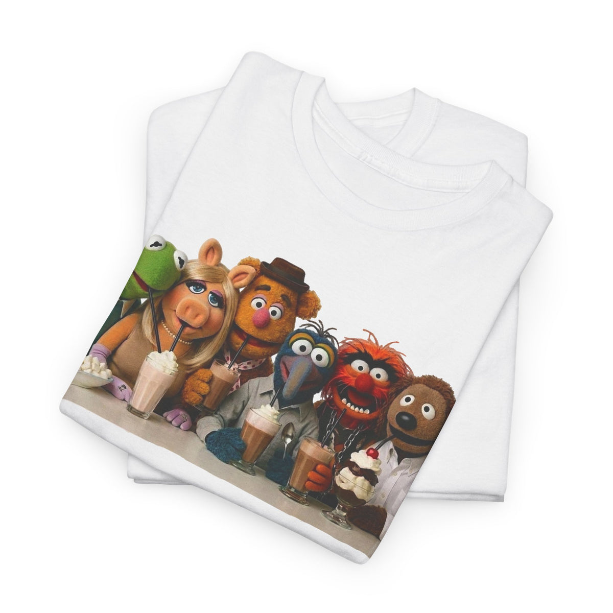 Muppet Cast Retro Poster Cotton T-Shirt