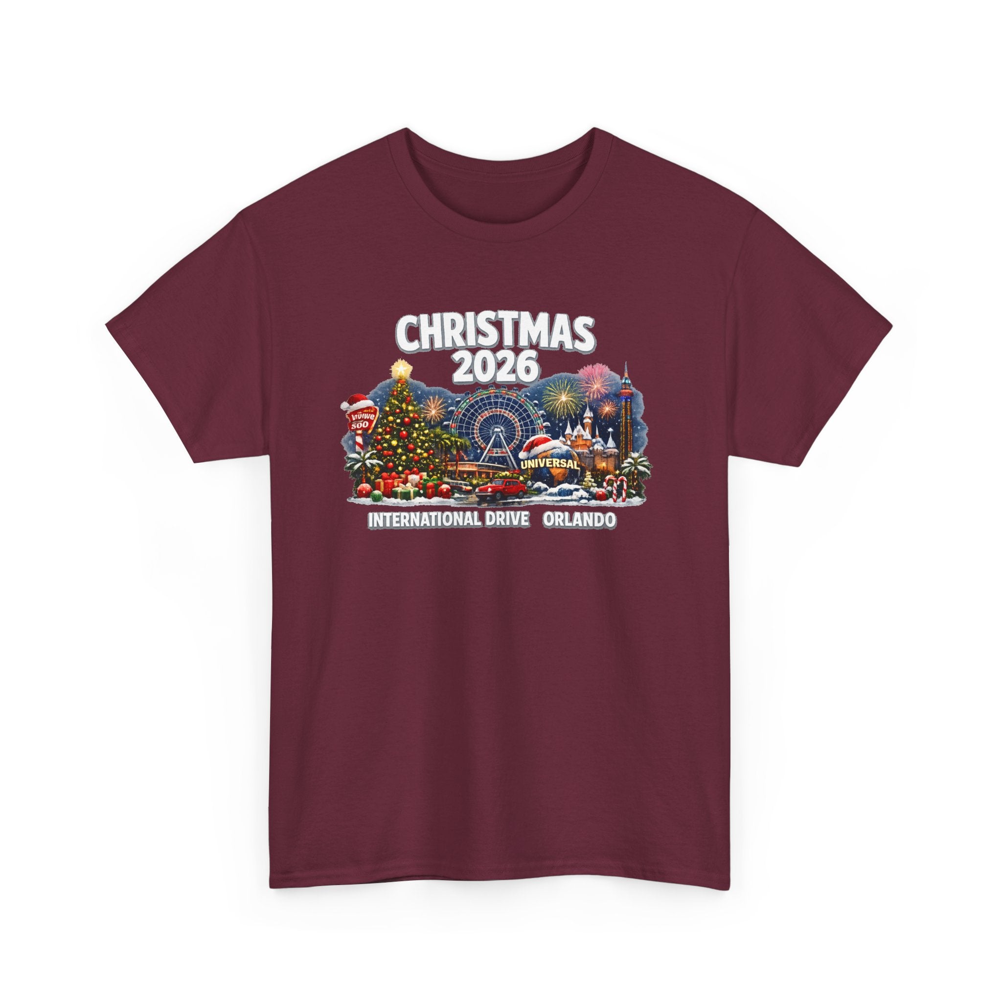 Christmas 2026 Orlando T-Shirt — International Drive Holiday Souvenir