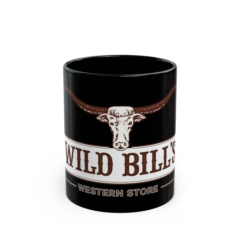 Wild Bill's Western Store Black Coffee Mug (11oz & 15oz)