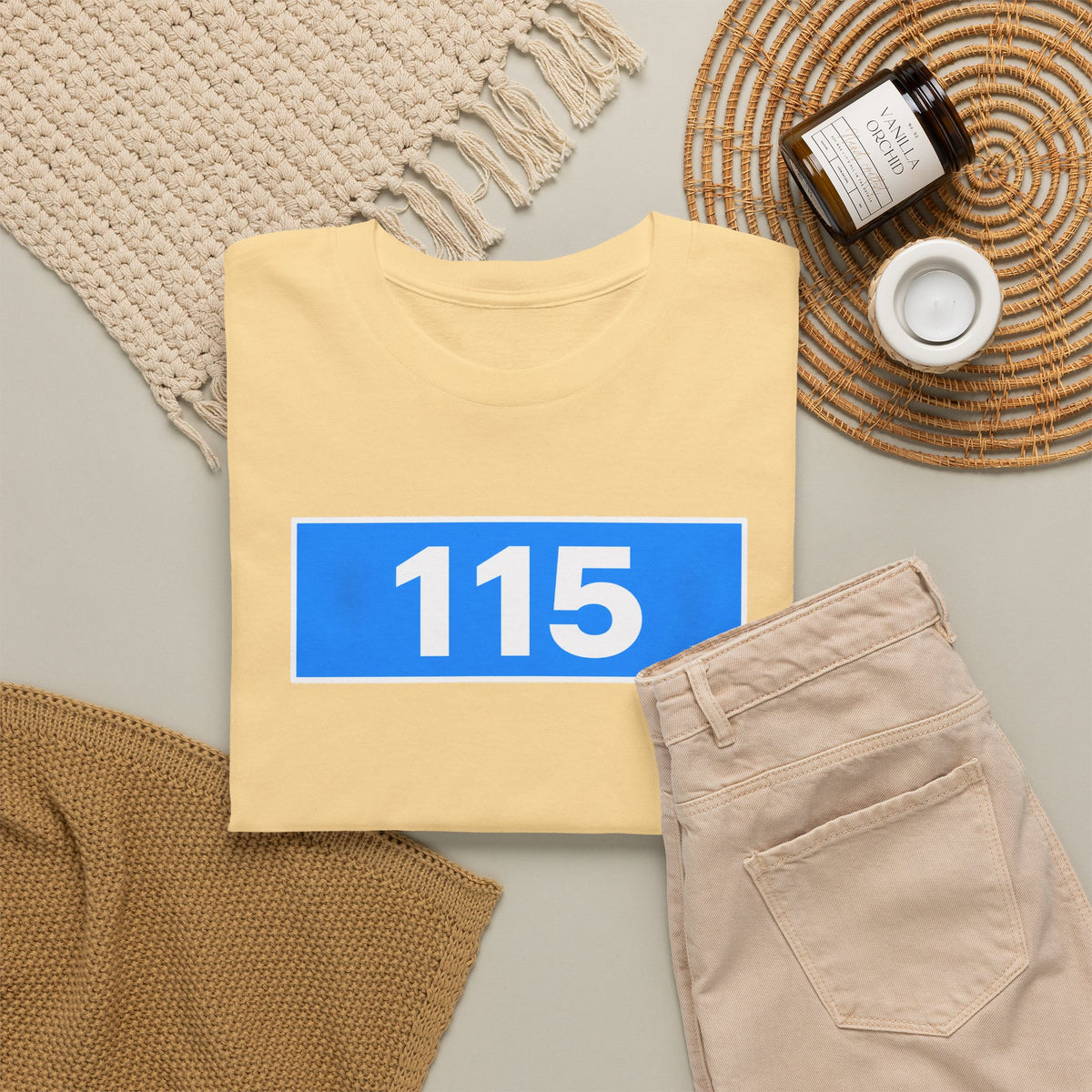 Manchester City 115 Inspired Minimalist Graphic Cotton T-Shirt
